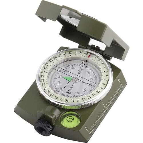 Waterproof Compass Outdoor Survival Military Noctilucent Display Compass Camping Hiking Navigation Compass Pointing Guide