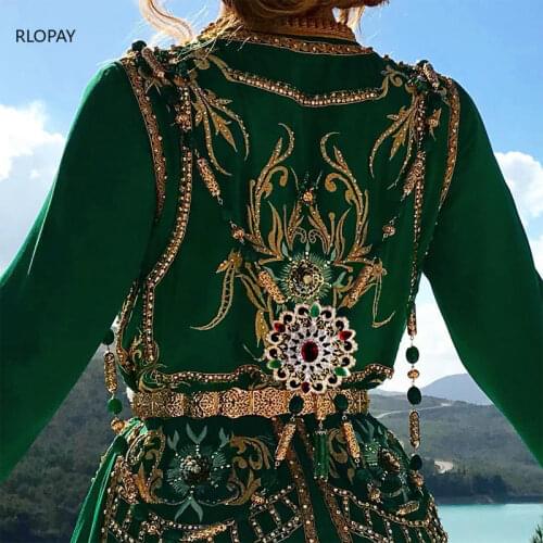 New Trendy Women Back Jewelry Moroccan Wedding Costume Jewelry Bra Jewelry Ethnic Costume Jewelry In Gold