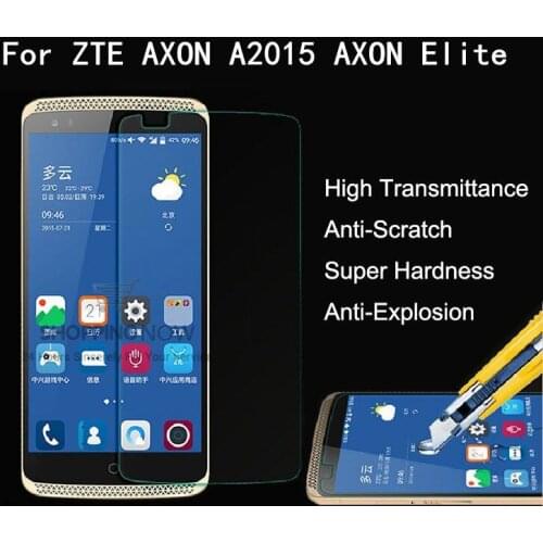 ZTE AXON A2015 Tempered Glass Original High Quality Protective Film Explosion-proof Screen Protector for AXON Elite cell phone