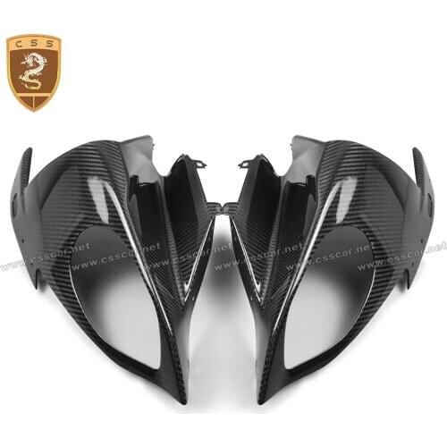 CSSCAR Motorcycle Parts For 2015-2019 BMW 1000RR Front Fairing Bodywork Racing Carbon Fiber Front Headlight Cowl Fairing Cover