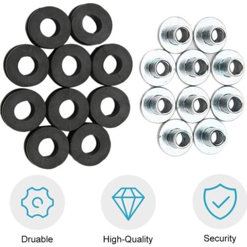 Professional Motorcycle Rubber Grommets Bolt 10 PCS Autocycle Replacement For Honda For Yamaha For Suzuki For Kawasaki