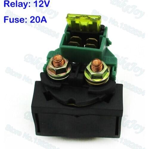 12V 20A ATV Starter Solenoid Relay For KLT250 Police Prairie KLF Mojave 220 185 300 Quad 4 Wheeler Motorcycle