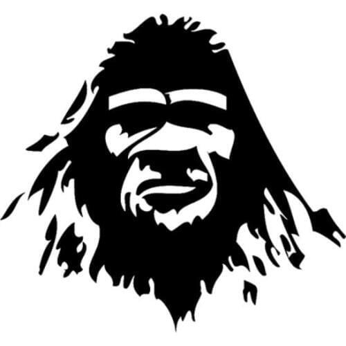25cm tall Sasquatch Die Cut Vinyl Car Decal Waterproof Removable Car Body Window Art Decor Hot Sale Car Styling Sticker L134