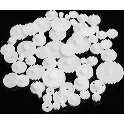 58 styles Toothed Wheels WSFS Gears Plastic All Module 0.5 Robot Parts DIY F3ME