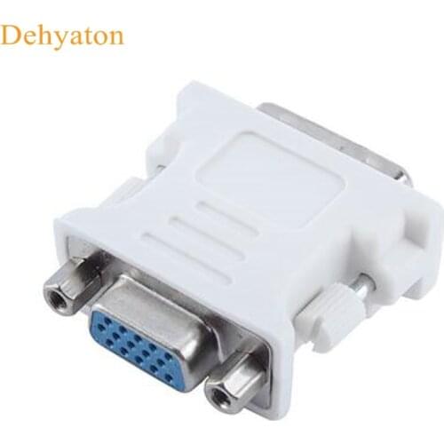 Dehyaton DVI-I 24+5 Pin DVI Male to VGA Female Video Converter Adapter for PC laptop VGA Adapter Convertor