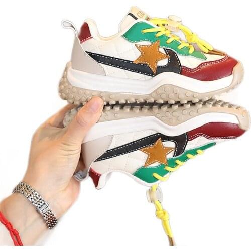 Children Kids Mesh Breathable Fluorescent Green Orange Sneakers For Boys Girls Hip Hop Dance Sneakers Sports Running Shoes New