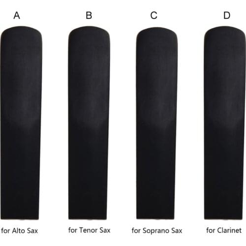 Clarinet Saxophone Resin Reeds Black Mouthpiece Reed Strength 2.5 for Alto/Tenor/Soprano Sax Saxophone Accessories Resin Reed