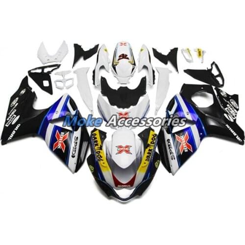 Motorcycle Fairings Kit Fit For Gsxr1000 2009 2010 2011 2012 2013 2014 2015 2016 Bodywork Set High Quality NEW Blue Black BRUX