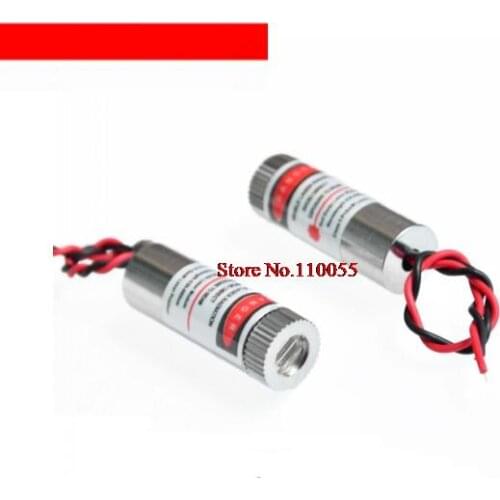 【SIMPLE ROBOT】5mW 650nm Red Line Laser Module Focus Adjustable Laser Head 5V Industrial Grade