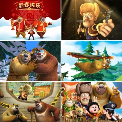 Cartoon Animation 5D Diamond Mosaic Diamond Painting Diamond Inlaid DIY Full Diamond Embroidery Living Room Home Decoration