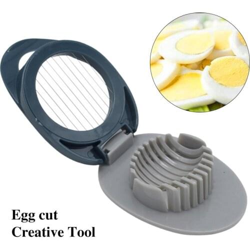New Plastic Egg Cuter Pidan Splitter Stainless Steel 304 ABS Fancy Slicer Egg Cut Innovative Tool