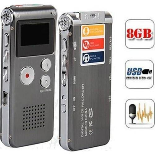 Professional 8GB 650Hr Digital Audio/Sound/Voice Recorder Dictaphone MP3 Player Digital USB Recording Pen Flash Drive Disk Pen
