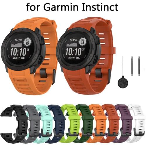 22mm Silicone Smart Watch Band For Garmin Instinct Strap Quick Replacement Band Wristband Wrist Strap Release