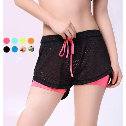 Yoga Shorts Female Fitness Top Spandex Neon Elastic Lulu Running Workout Short Leggings for Ladies Gym Sport Shorts Women