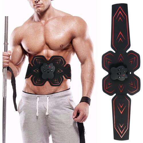 Abdominal Muscle Stimulator Smart EMS Vibration Fitness Massager Electro Abdominal Muscle Trainer Home Gym Electroestimulador