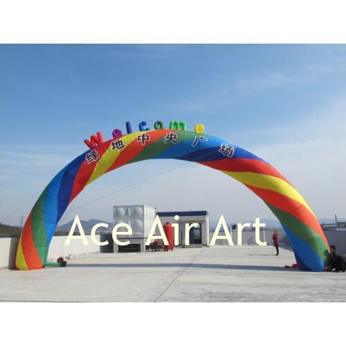 Super customized round oxford colorful inflatable with custom logo for AL
