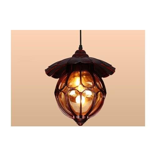 American country droplight personality Single head creative pendant lamp store coffee shop Atmosphere indoor lighting