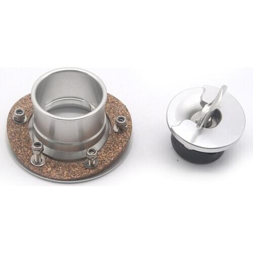 Auto Universal Billet Aircraft Style Fuel Cell Gas Cap Flush Mount 6 Hole Anodized Flush Mount Light Weight and Durable