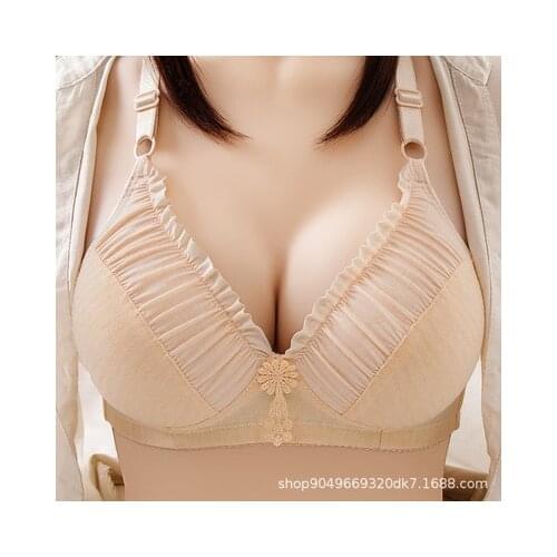 Seamless Bras for Women No Wire Brassiere Push Up Bra A B Cup Underwear Sexy Bra Three Quarters 3/4 Cup Lingerie Thin Soft Sexy