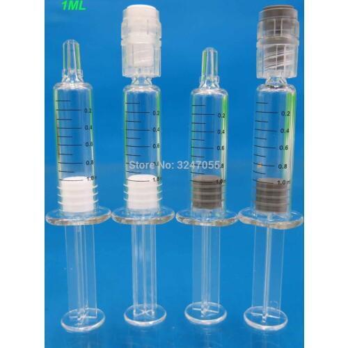 1ML50/100/200pcs Empty Cosmetic Syringe with Scale,Disposable Eye Cream/Essence Tube,Hyaluronic Acid/Collagen Cosmetic Container
