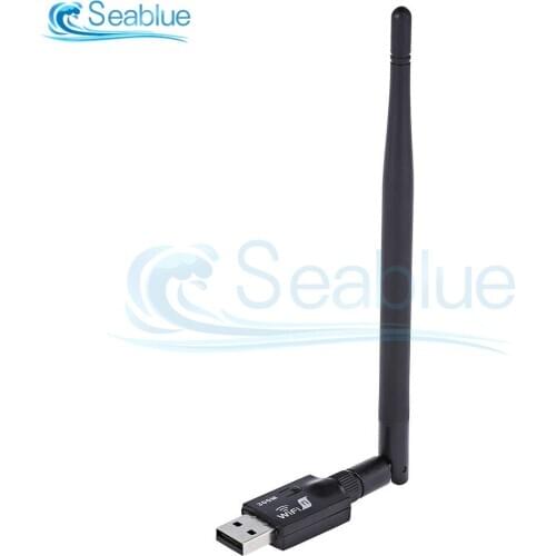300Mbps 5dBi USB WiFi Adapter Mini Dongle External Wireless LAN Network Card 2.4GHz 802.11n/g/b For PC Computer For Win 7 8 10