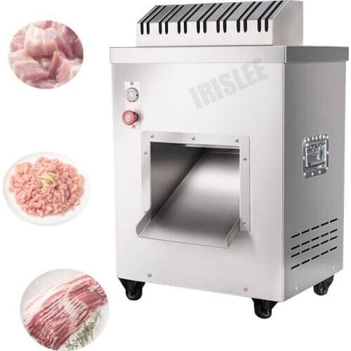 550kg/h Automatic Electric Meat Vegetable Cutting Slicing Machine Commercial Meat Block Slicer Cutter Price