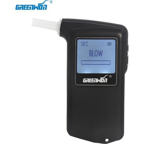 GREENWON Fuel cell sensor breath alcohol tester Certified Patent Breathalyzer Promotional Gift Drive Safety Digital
