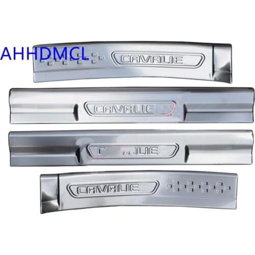 Car Welcome Pedal Threshold Strip Door Sill Strip For Chevrolet Cavalier 2016 2017 2018 2019 2020