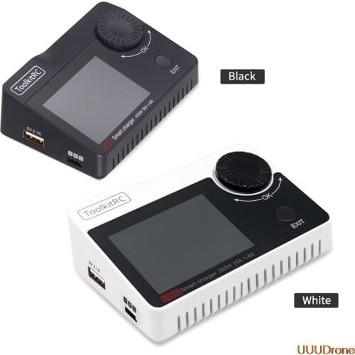 ToolkitRC M8S 400W 18A Color Screen Balance Charger Discharger for 1-8S Lipo LiHV Life Lion NiMh Pb Battery