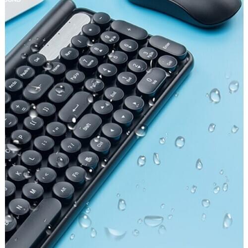 Wireless Keyboard and Mouse Set Rechargeable Silent Computer Keypad Mouse