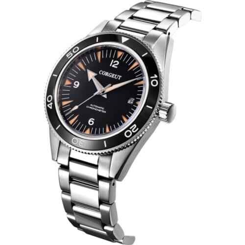 Seepferdchen Design Men Mechanical Aitomatic Sport Military Swim Watch Ceramic Bezel Sapphire Luminous Mens Wrist Watches Clock