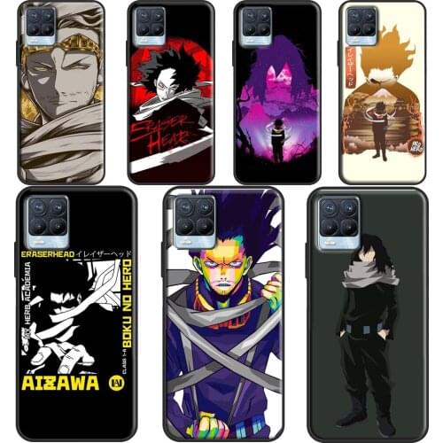 Eraser Head Aizawa My Hero Academia Case For OnePlus 9R 8T Nord 7 8 9 Pro Cover For Realme 8 Pro 7i GT Neo C3 C21 6 7 Q3 Pro