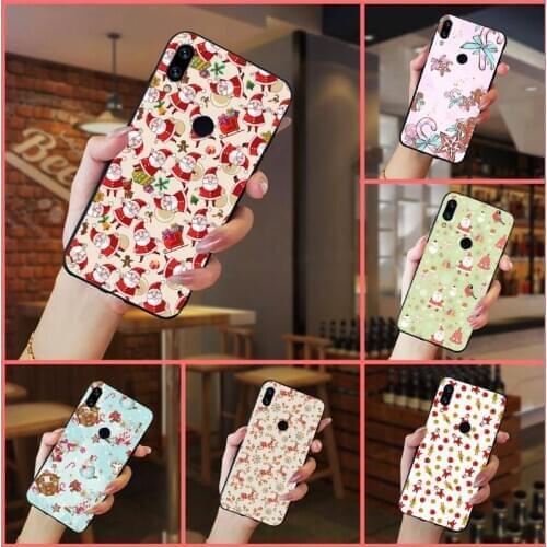 New Year Christmas Santa Claus Phone Case For Xiaomi Redmi note 7 8 9 t k30 max3 9 s 10 pro lite
