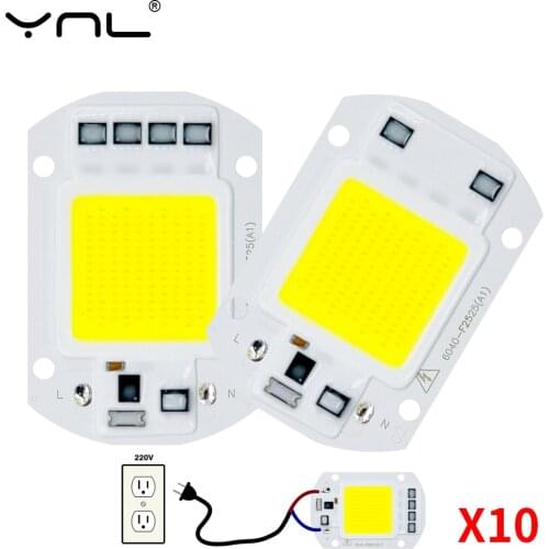 COB Chip LED Lamp 110V 220V 10W 20W 30W 50W Smart IC No Need Driver Lampada LED Bulb Lamp For Flood Light Spotlight Diy Lighting