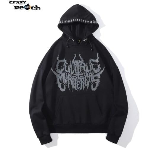 Crazy Peach Men's Printed Hoodies