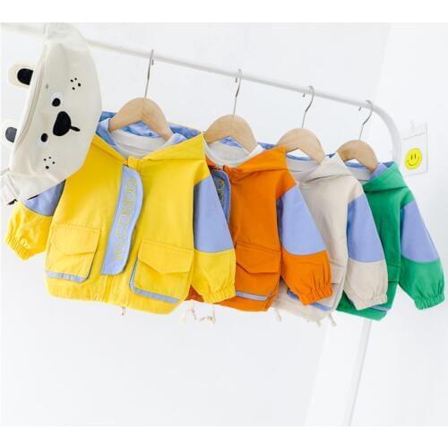 Children Clothes New Spring Autumn Kids Boys Girls Patchwork lion Jacket outwear Baby Toddler Clothing Infant Casual Sportswear