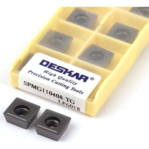 DESKAR100% original SPMG050204 SPMG06 SPMG07 SPMG09 SPMG110408 LF6018 U drill for stainless steel CNC carbide blade high quality