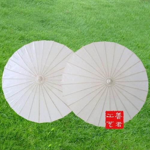 [ Fly Eagle ]30pcs/lot Decorative Silk Satin & Wood Asian Umbrella White NICE MUST SEE