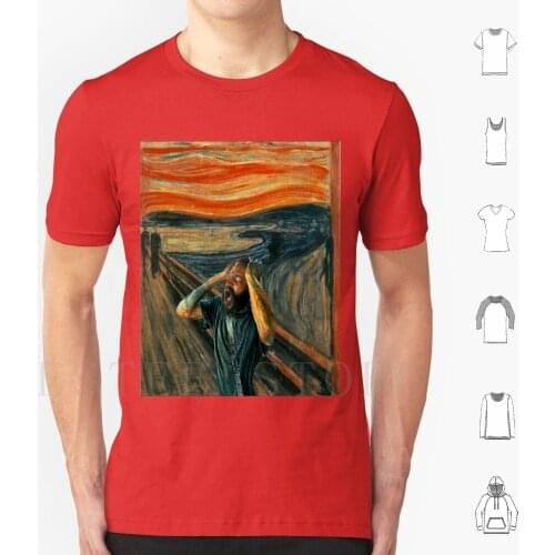 The Scream ( ) T Shirt Print Cotton Scream Photoshop