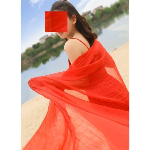 Cotton and linen sunscreen scarf shawl travel scarf long cover scarf for bridesmaids wedding party Mothers arm cape shawl VS42