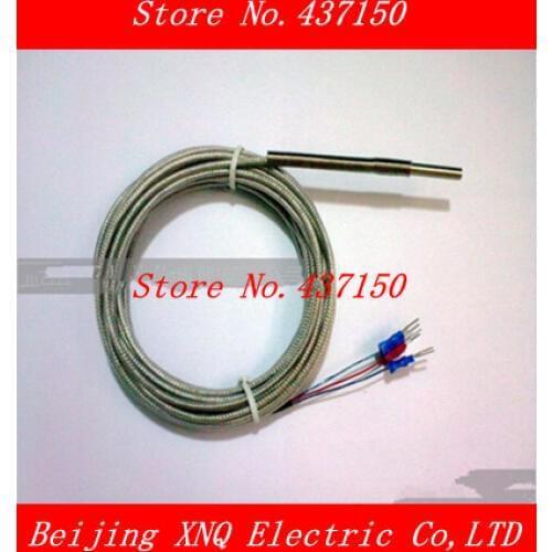 Class A Pt100 RTD probe type temperature probe temperature sensor waterproof PTFE waterproof three wire cable