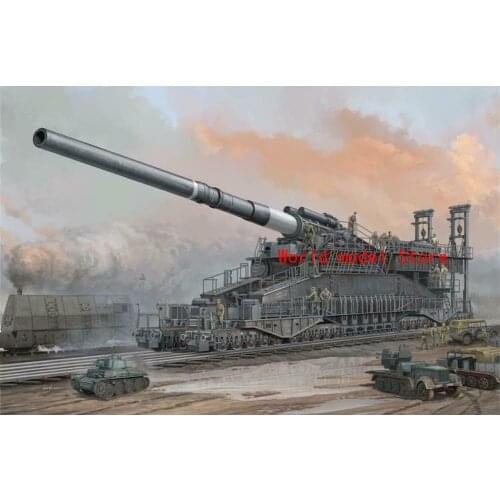 Hobbyboss 82911 1/72 German 80cm Railway Gun "Dora" Plastic Model Building Kit