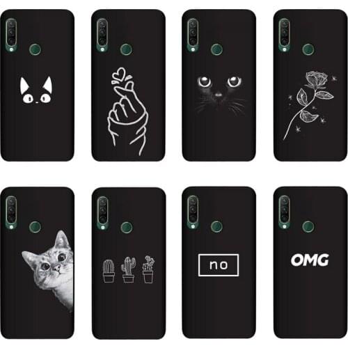 QAQsam Soft Silicone For Lenovo Z6 Youth Case Painting Back Cover Pattern Matte Phone Cases Flower Funda For Lenovo Z6 Lite
