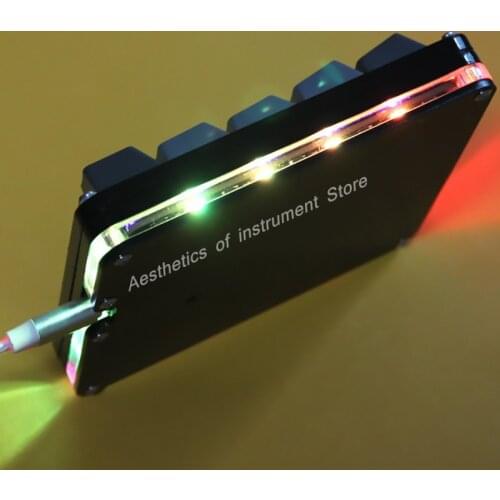 25Keys Macro Keyboard Kit Programming QMK VIA Keypad RGB Backlight Hot Swap Mechanical Keyboard Setting gateron no keycap