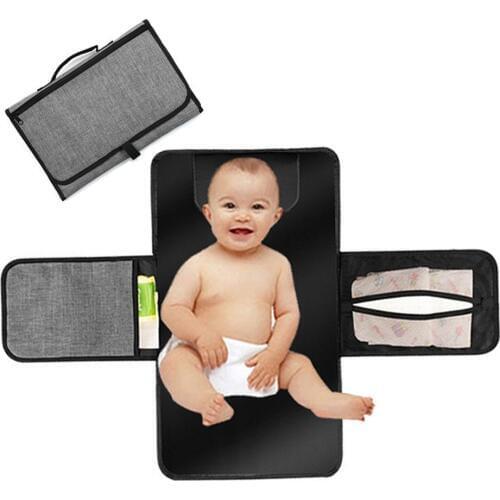 New 3 in 1 Waterproof Changing Pad Diaper Travel Multifunction Portable Baby Diaper Cover Mat Clean Hand Folding Diaper Bag
