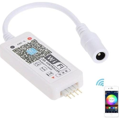 New Magic Home DC12V Mini RGB RGBW Wifi Controller for Led Strip Panel Light Timing Function 16million Colors Smartphone Control