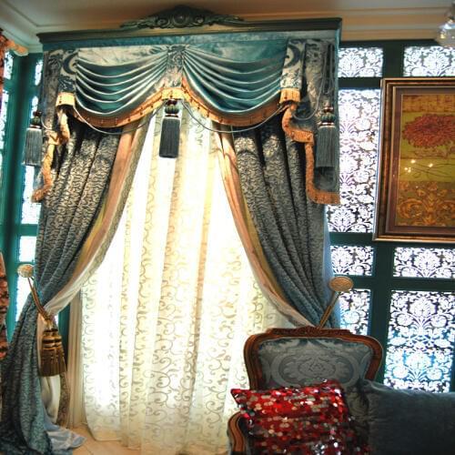POLIS Curtains In The Bedroom On The Window