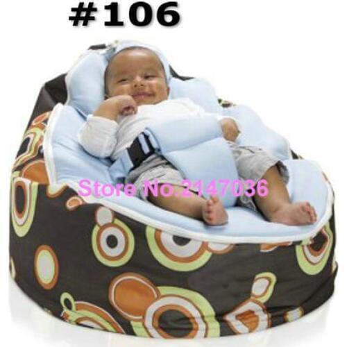 Retro balls 2016 Hot Sell Baby Bean bags Baby sleeping bag, waterproof kids beanbag sofa saet with 2 upper tops