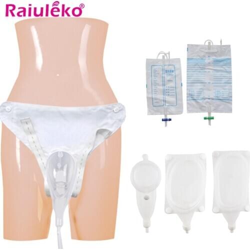 Male / Female/elderly Urine Bag Urine Collection Set Breathable Urinal Spill Proof Bag For Urine Incontinence