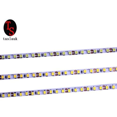 5mm PCB 3014 2835 LED Strip ,12V White / Warm white 120LEDs/m flexible lighting White color Non waterproof 5m/lot